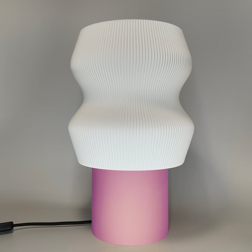 Lampka Ombra Grande Różowy Czarny