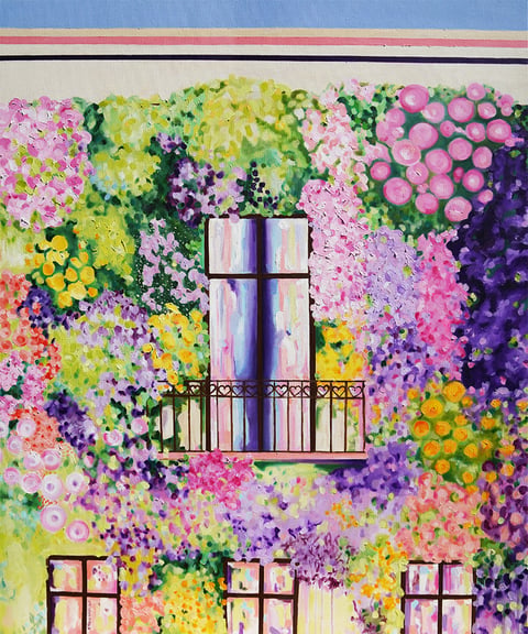 City of Gardens 02 - Obraz olejny 120x100 cm