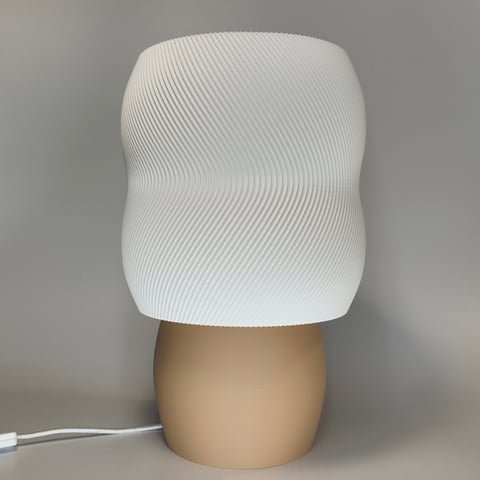 Lampka Brio Grande Brązowy Biały