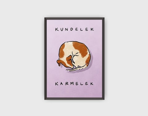 Plakat "Kundelek Karmelek" - A5