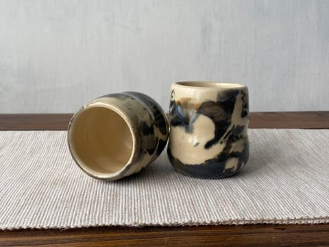 Komplet dwóch czarek do espresso