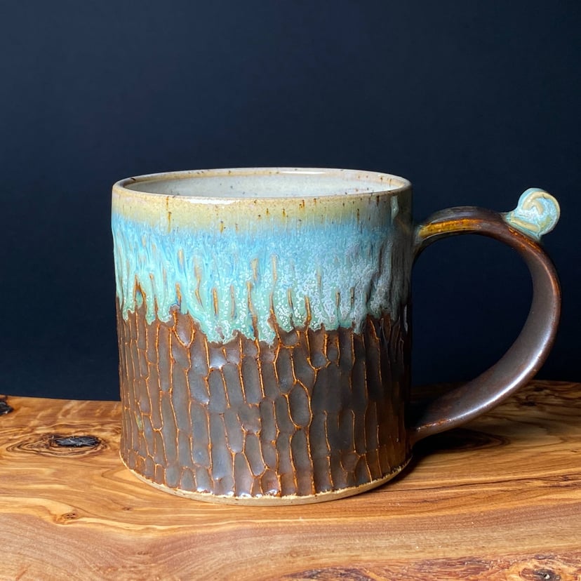 Kubek ceramiczny 300 ml handmade | POTERIA
