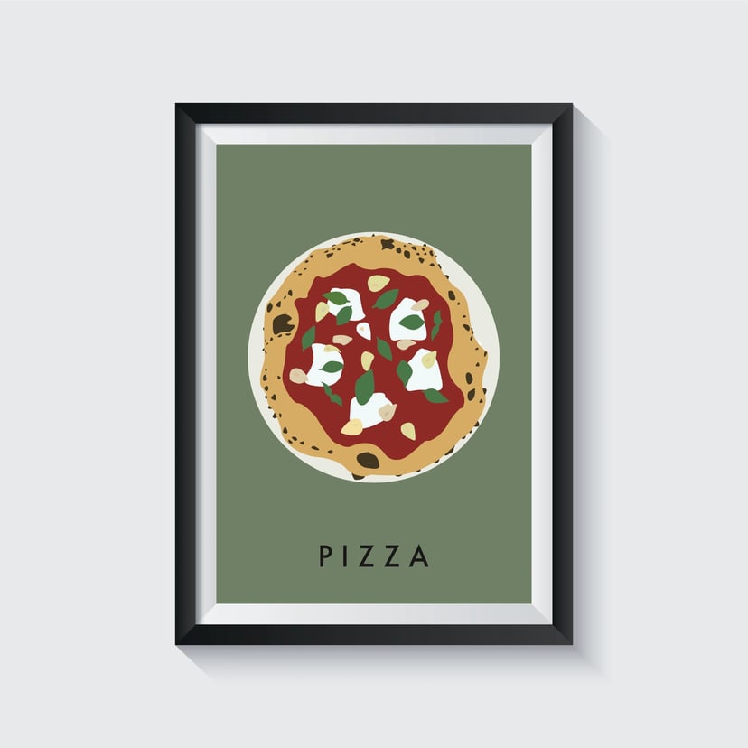 Pizza - plakat do kuchni i jadalni