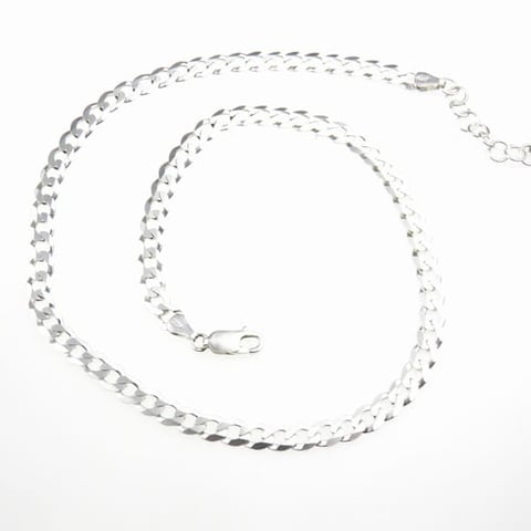 Łańcuszek pancerka 6 mm - 45 cm
