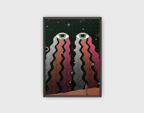 Plakat "Te oczy całym światem" - A4