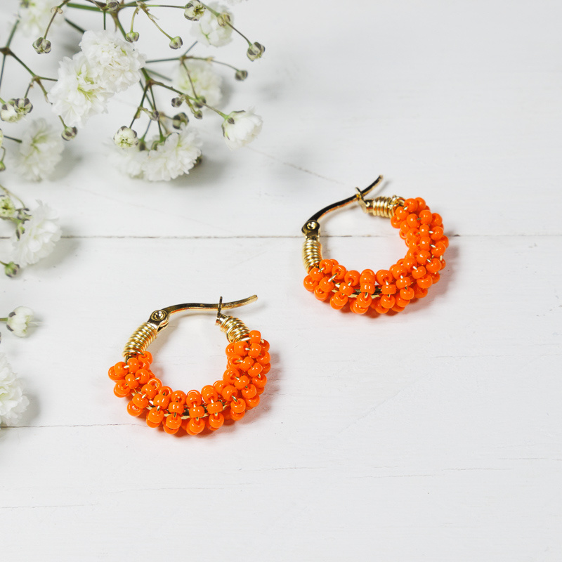 Kolczyki Candy | Electric Orange