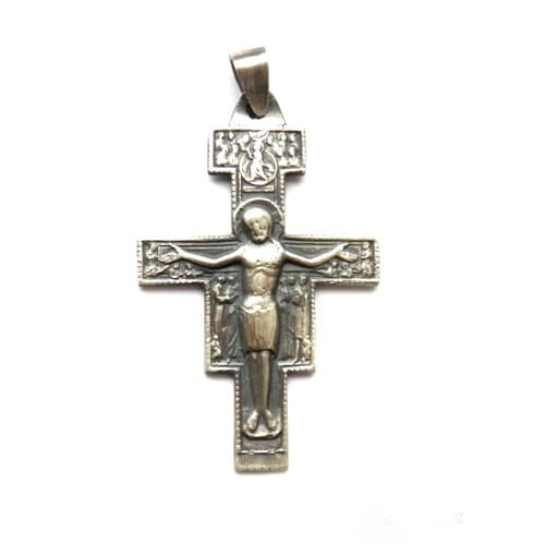 Zawieszka z krzyżem oksydowana - Cross I