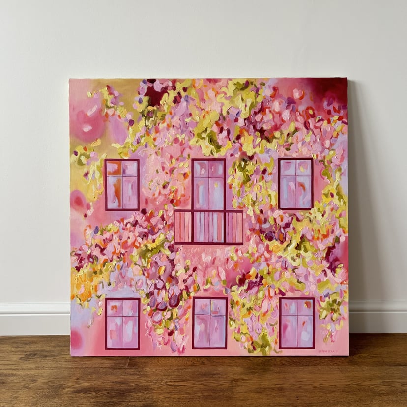 City of Gardens 12 | Obraz olejny 80x80 cm