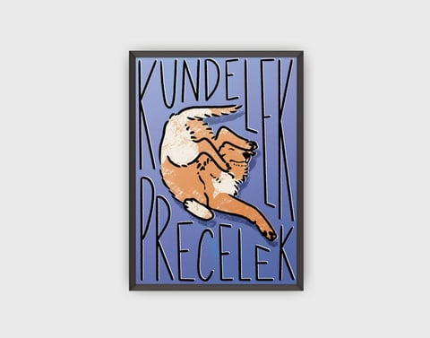Plakat "Kundelek Precelek" - A5