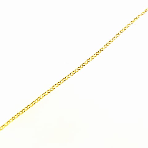 Łańcuszek rolo pozłacany 1 mm - długość do wyboru 40-75 cm
