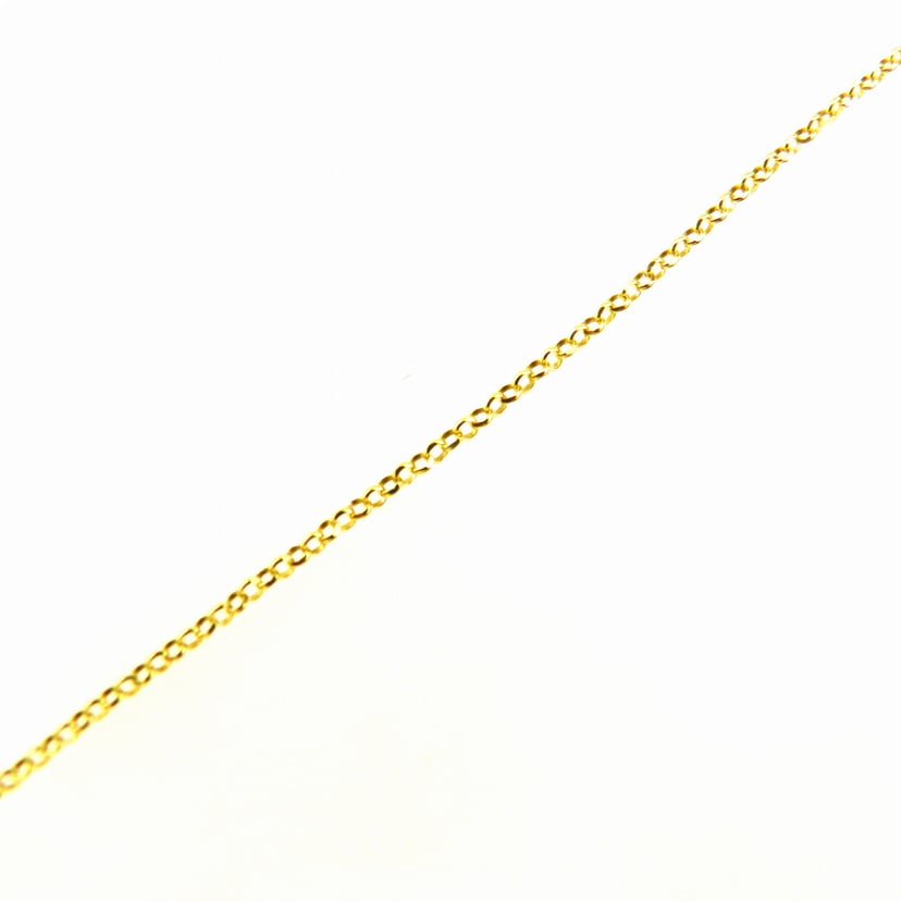 Łańcuszek rolo pozłacany 1 mm - długość do wyboru 40-75 cm