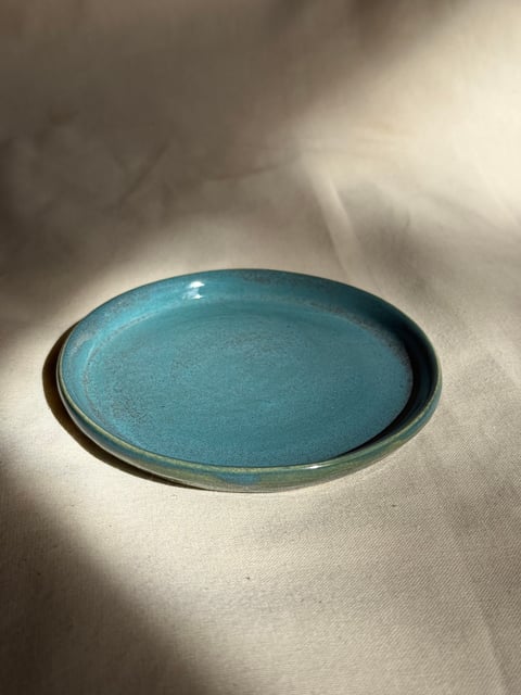 Talerzyk morski - 11 cm - ceramiczny spodek pod filiżankę lub kubek