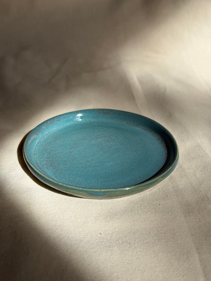 Talerzyk morski - 11 cm - ceramiczny spodek pod filiżankę lub kubek
