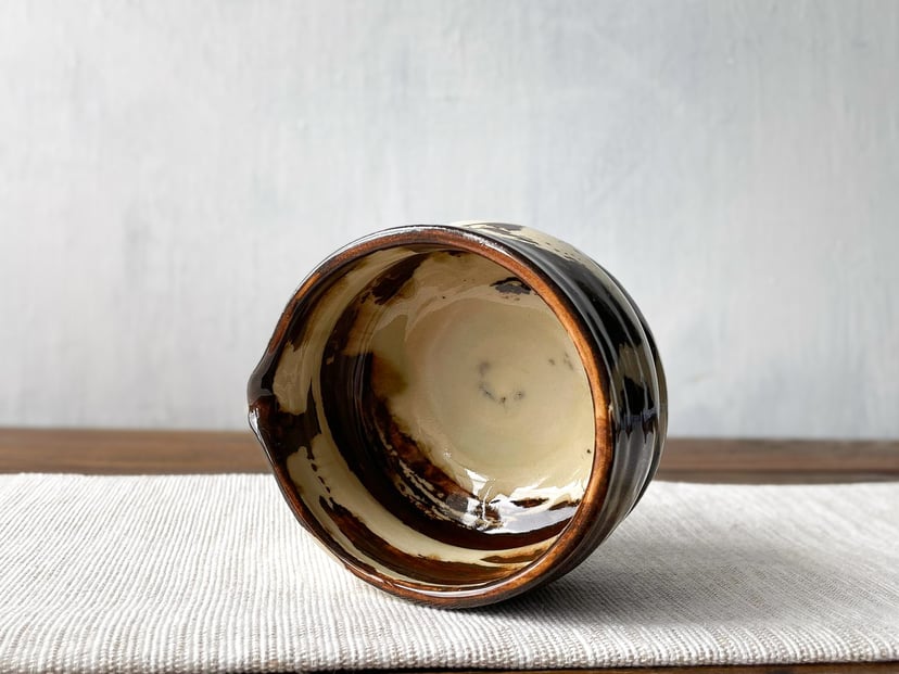 Chawan do matchy karmelowy