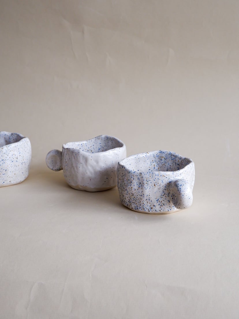 Espresso Speckled Mini Cup 04 - filiżanka espresso z kamionki