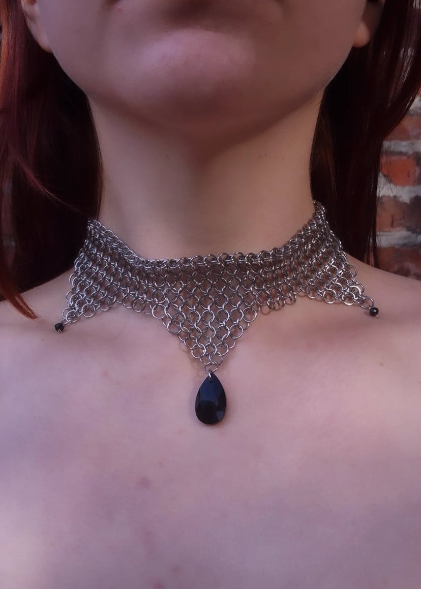 JESTER'S COLLAR choker chainmail
