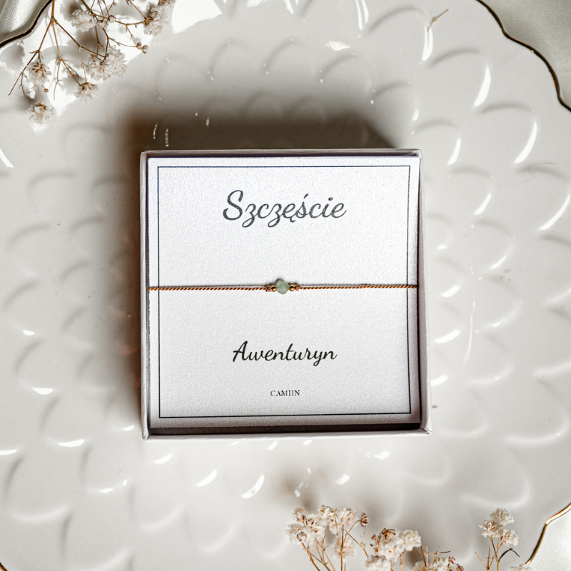 Bransoletka Szczęście | Awenturyn