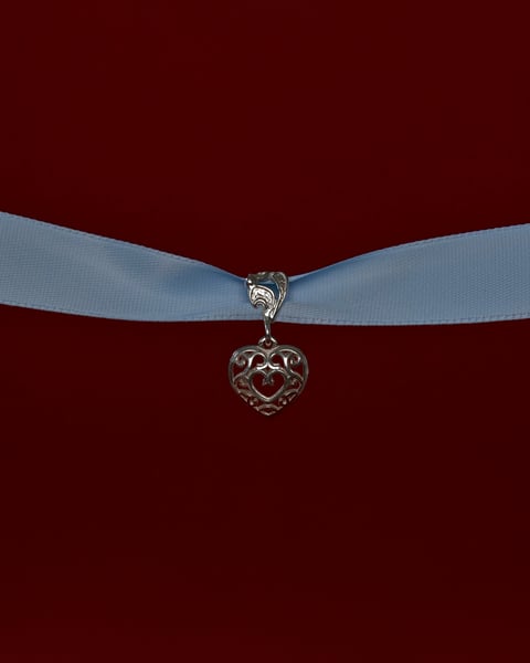 JULIET Choker, zawieszka z wstążką do wyboru