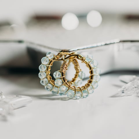 Kolczyki Royal Topaz | Gwiazdka