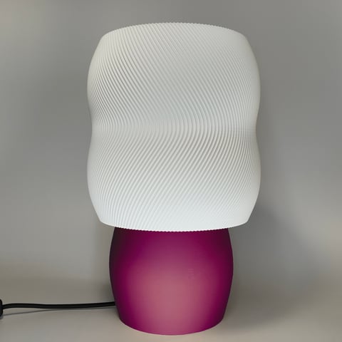 Lampka Brio Grande Śliwkowy Czarny