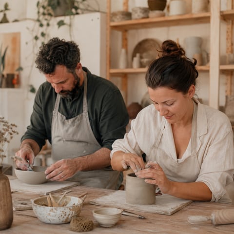 Warsztaty ceramiczne dla dorosłych 2 Spotkania - 4 godzin