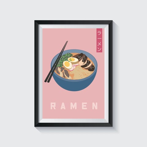 Ramen - plakat do kuchni i jadalni