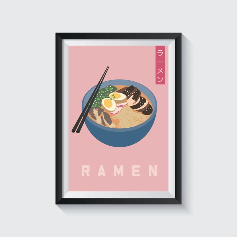 Ramen - plakat do kuchni i jadalni
