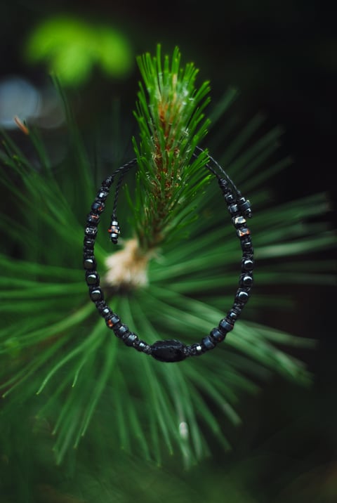 Bransoletka  ༓ THE SERPENT – bransoletka z kamieni naturalnych
