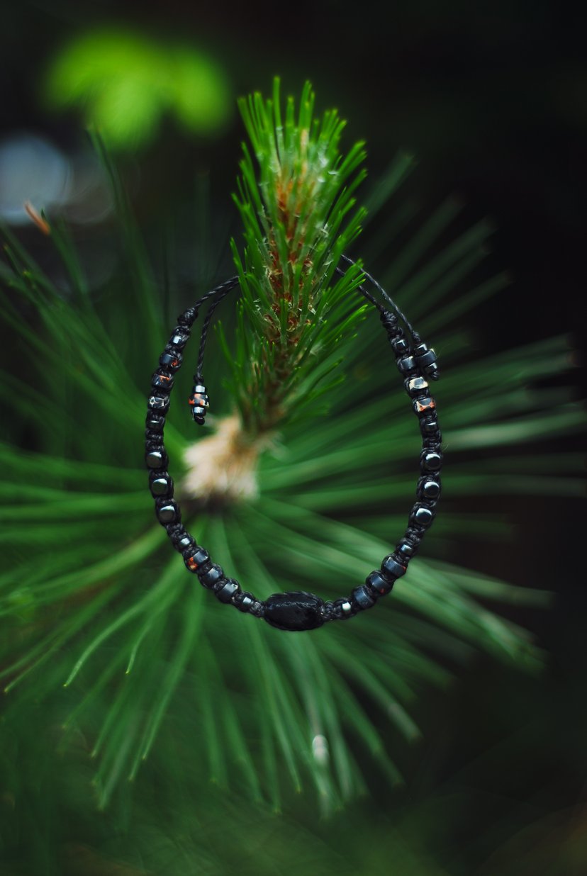 Bransoletka  ༓ THE SERPENT – bransoletka z kamieni naturalnych