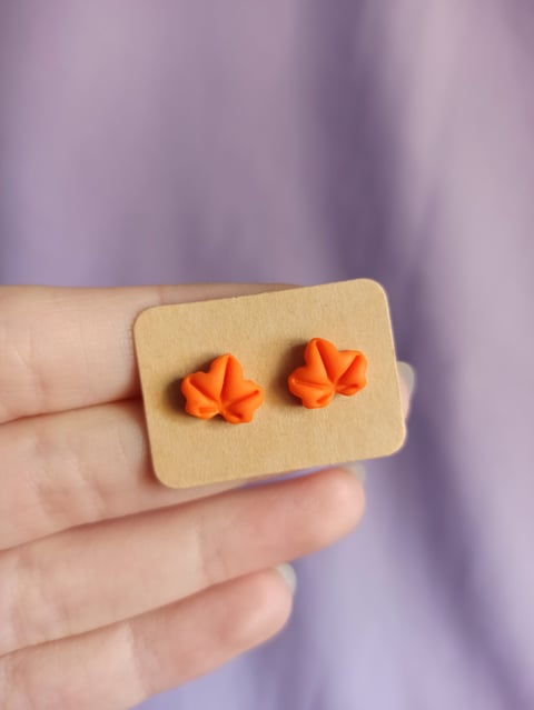 Mini sztyfty listki – w kolorze pomarańczowym