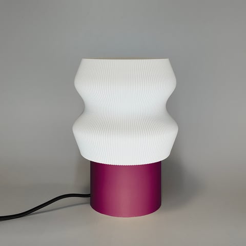 Lampka Ombra Śliwkowy Czarny
