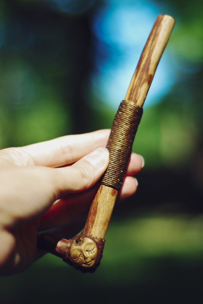 Tepi ༓ FOREST SPIRIT – tepi do rapé z drewna Palo Santo