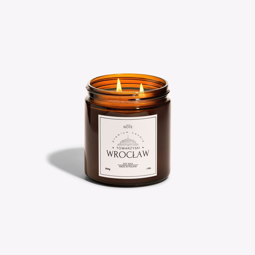 Świeca sojowa - Towarzyski Wrocław - 350g