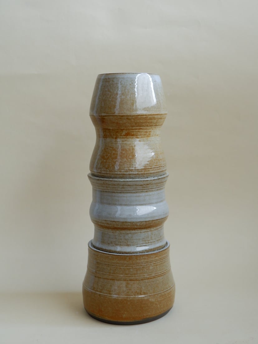 The Combined Forms- Vase 01 - wazon ceramiczny z kolekcji The Combined Forms