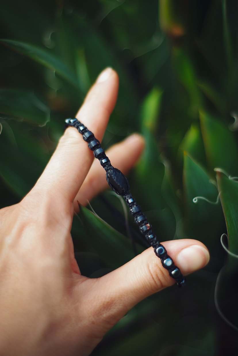 Bransoletka  ༓ THE SERPENT – bransoletka z kamieni naturalnych