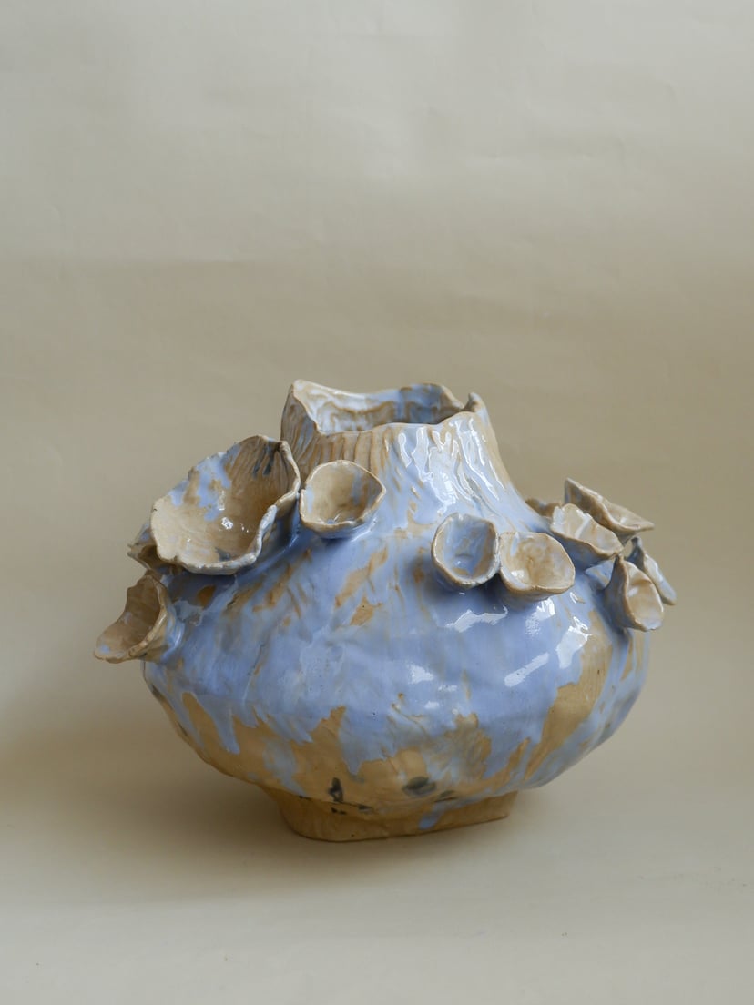 The Floral- Vase 01 - wazon ceramiczny z kolekcji The Floral