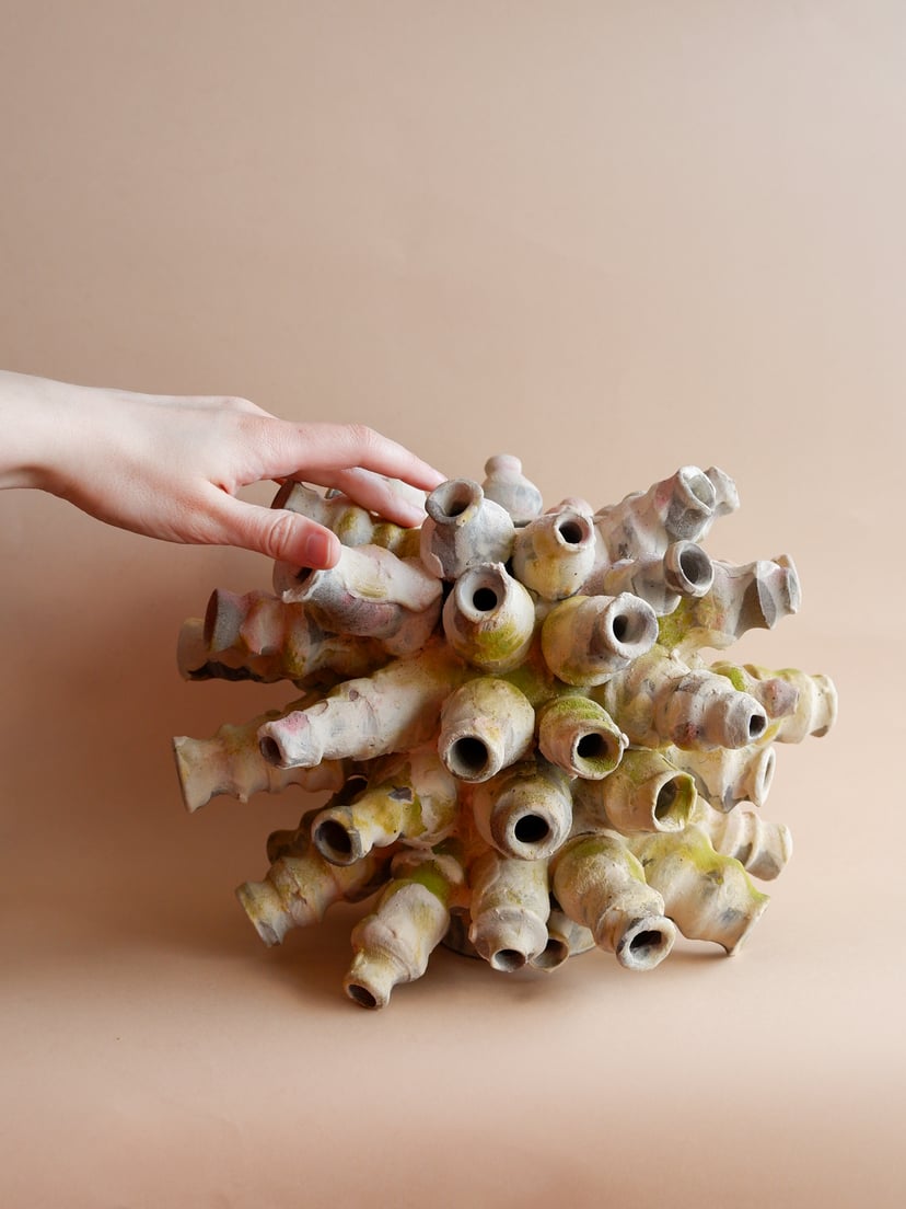 The Combined Forms- Vase 16 - wazon ceramiczny z kolekcji The Combined Forms