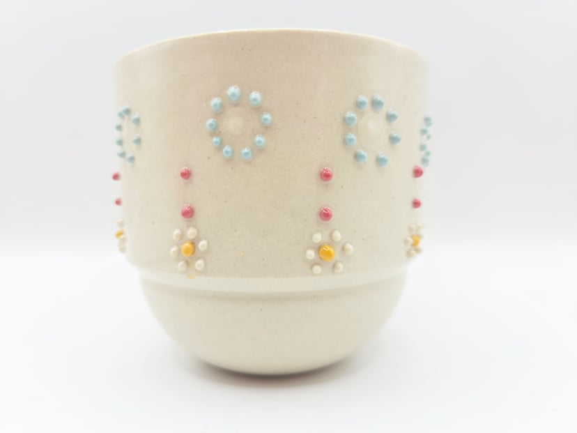 Czarka 300 ml - jasnokremowa czarka ceramiczna
