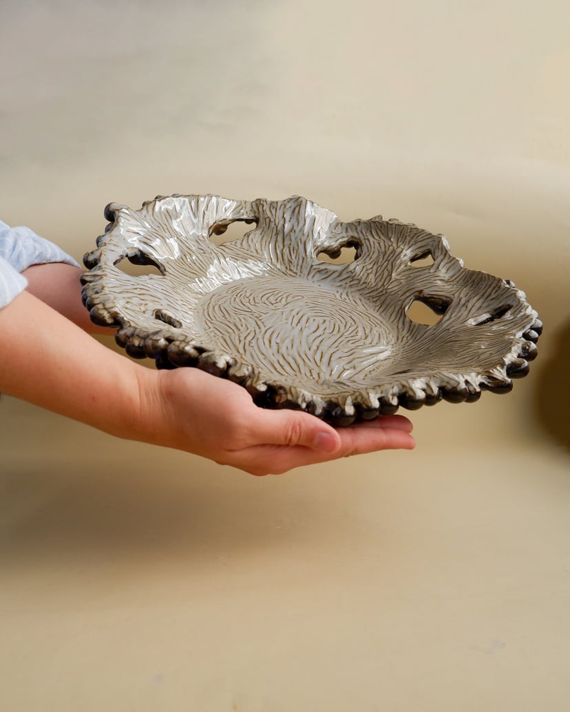 The Petal- Centerpiece 03 - ceramiczna patera z kolekcji the Special Decorated