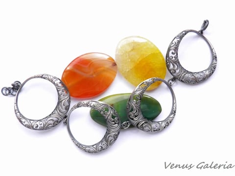 Bransoletka srebrna - Venezia