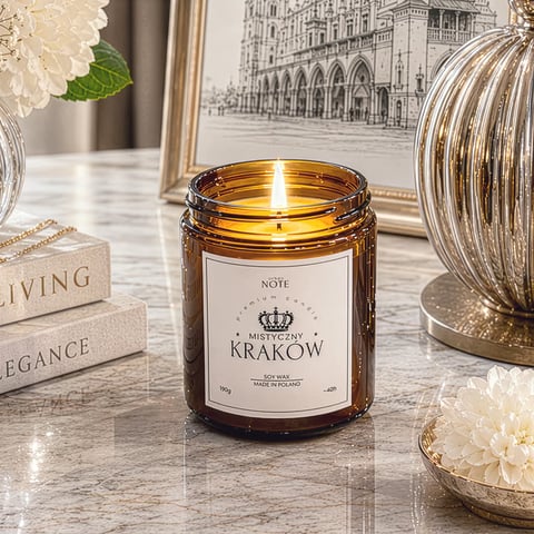 Świeca palo santo - Mistyczny Kraków - 190g
