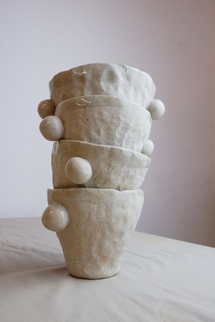 The Bubble- Set Of Four Cups 13 - zestaw czterech kubków ceramicznych