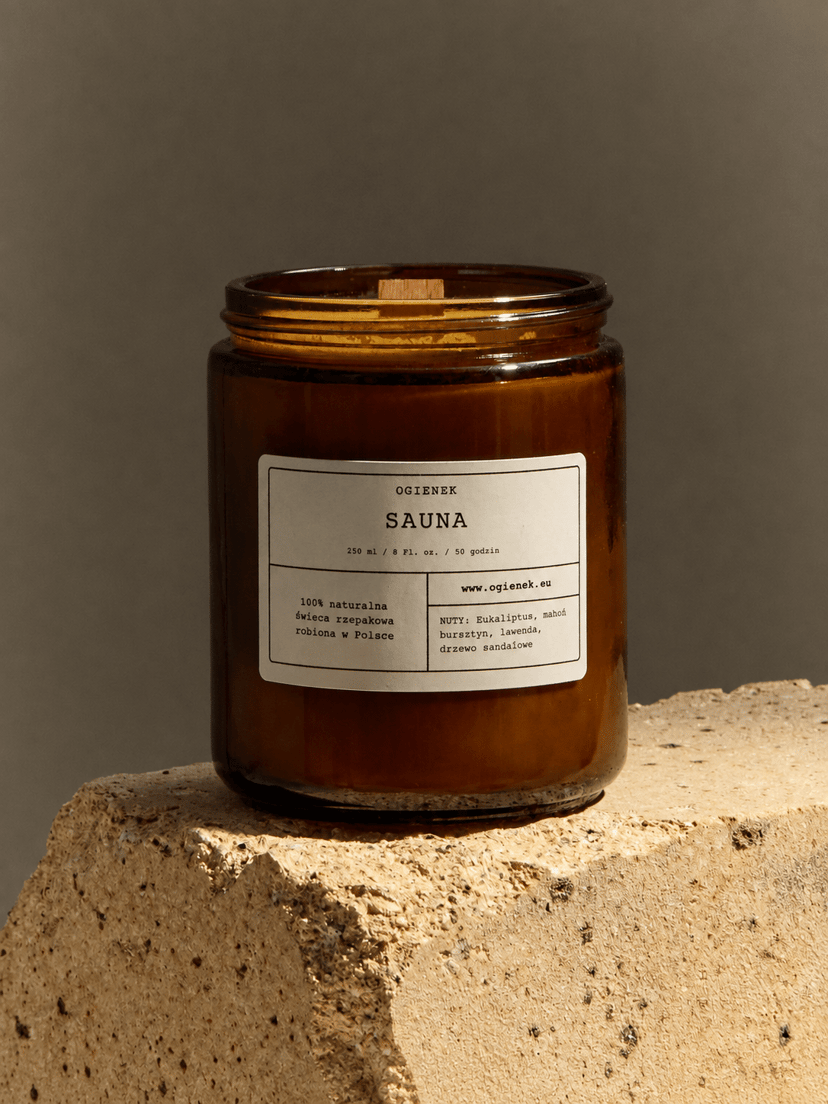 Sauna – świeca rzepakowa 250 ml