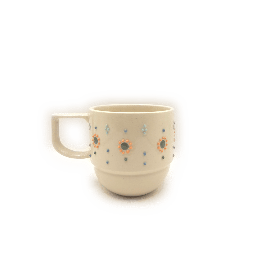 Kubek 300 ml - jasnokremowy kubek ceramiczny