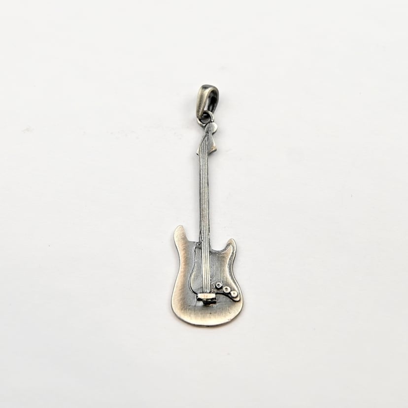 Zawieszka srebrna - Gitara elektryczna