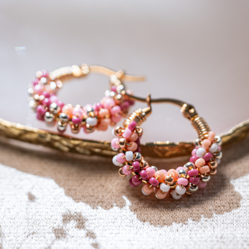 Kolczyki Candy | Romantic Pink