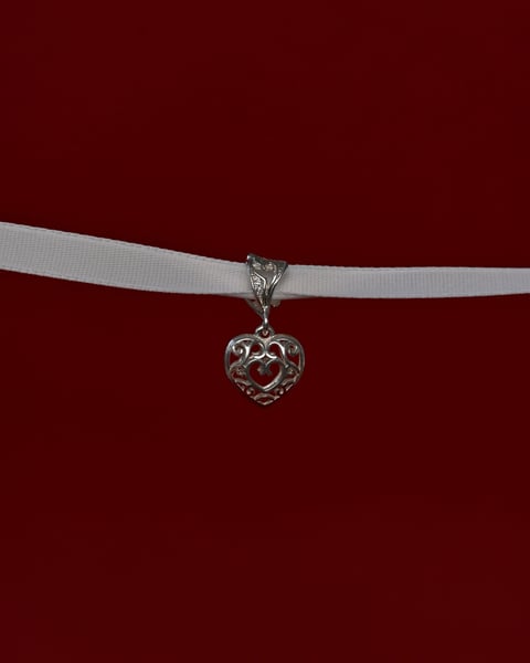 JULIET Choker, zawieszka z wstążką do wyboru