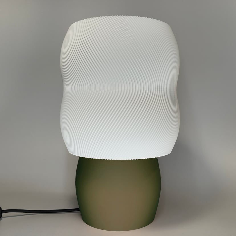 Lampka Brio Grande Oliwkowy Czarny