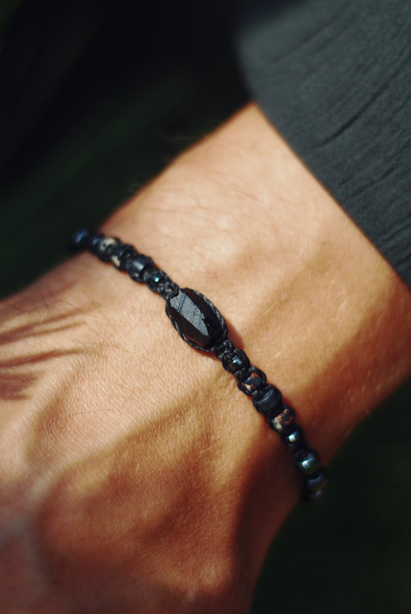 Bransoletka  ༓ THE SERPENT – bransoletka z kamieni naturalnych