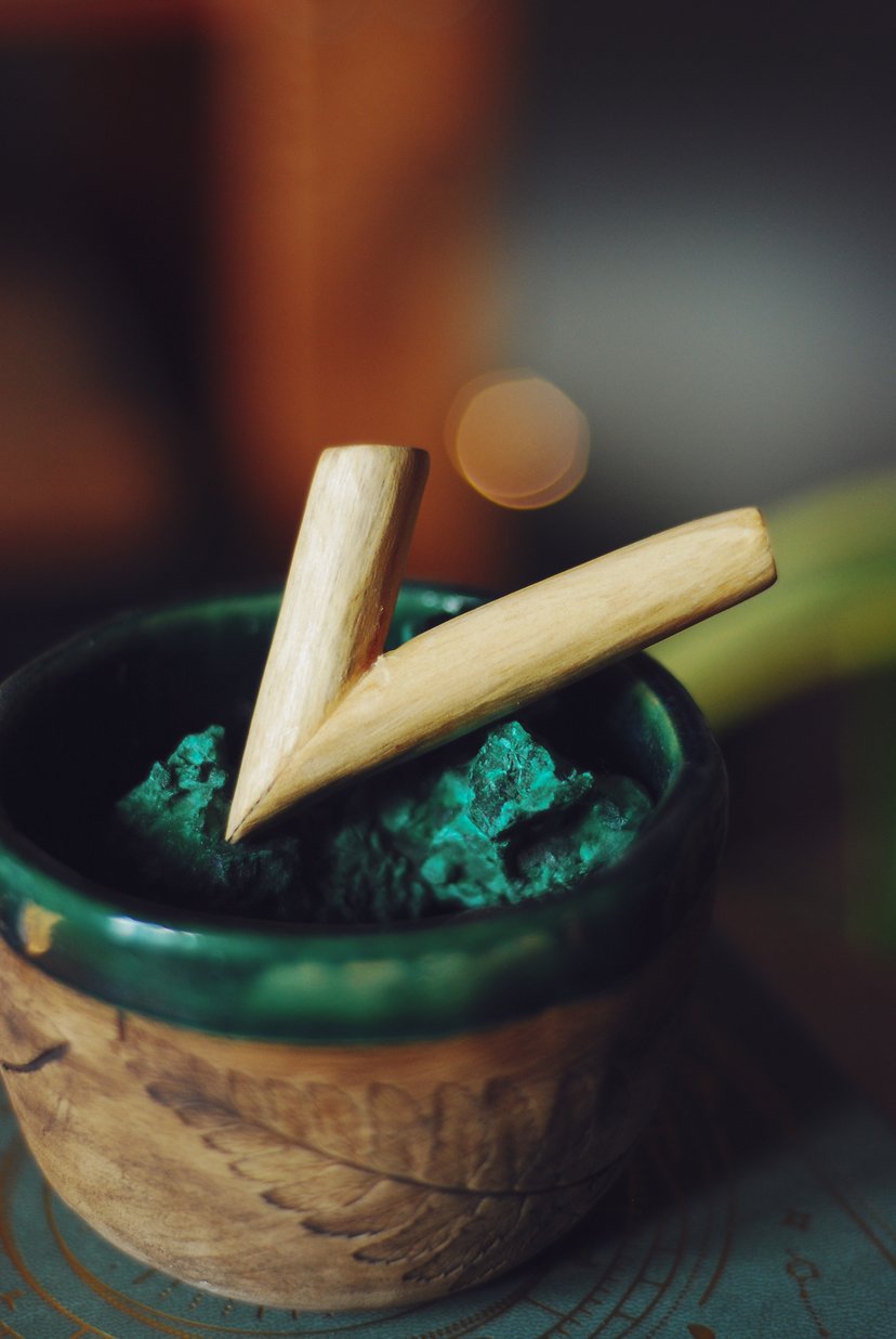 Kuripe ༓ PALO SANTO – kuripe do rapé z drewna Palo Santo